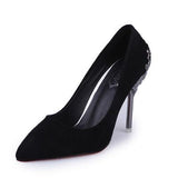 Silver High Heels Shoe