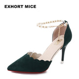 Red-Green High Heel Shoe