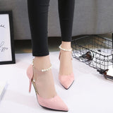 Red-Green High Heel Shoe