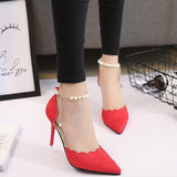 Red-Green High Heel Shoe