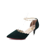 Red-Green High Heel Shoe