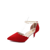 Red-Green High Heel Shoe