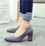 Blue High Heel Shoe