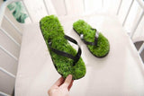 Grass Summer Beach Flip Flops