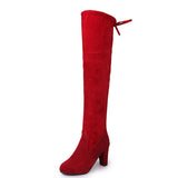 Red Knee Boots